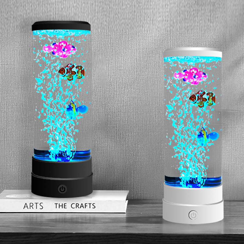 Lighting Christmas Decor - Simulierter LED-Mehrfarben-Blasenfisch als Atmosphäre-Dekoartikel für Zuhause