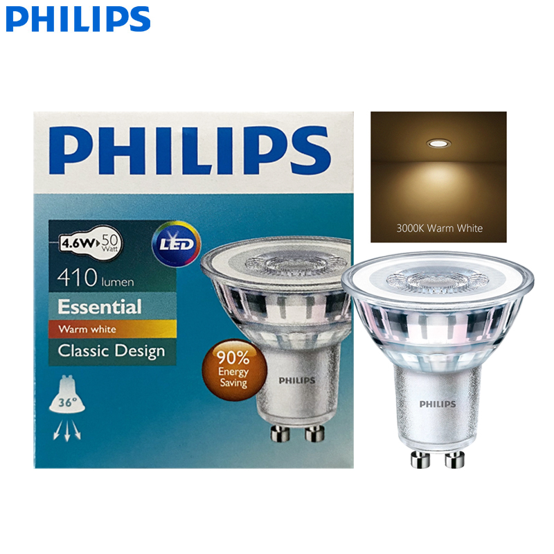 Philips Bulb Led Classic - Philips LED GU10 PAR16 Essential Decken-Einbaustrahler