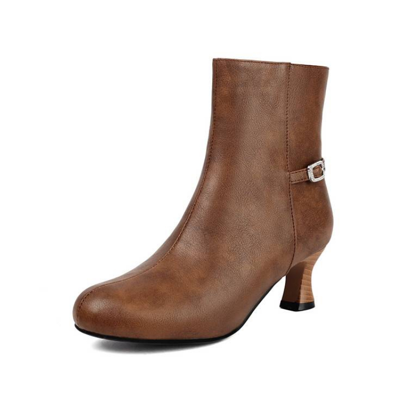 Up Lighting Decor - Dicke Absätze, Reißverschluss, große Größen, Pikolinos-Stiefel,