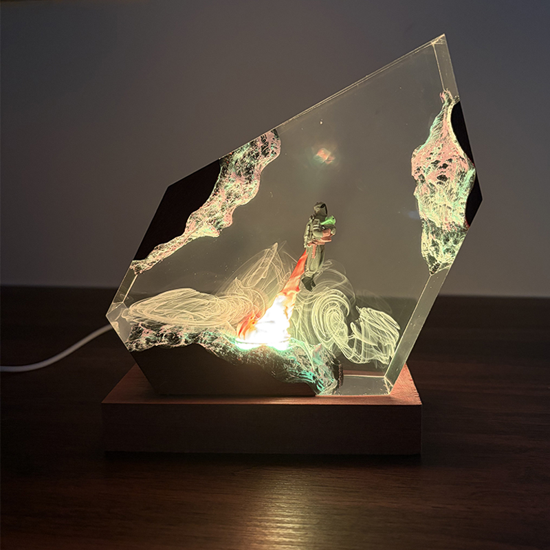 Lighting Christmas Decor - Sci-Fi Anime Figur Organismus Harz Tischlampe