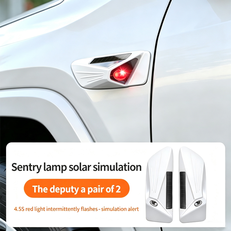 Lighting Decoration Ideas - Automotive Solar-Simulations-Sentinel-Modus-Licht, Blatt-Panel-Diebstahlschutzüberwachung, LED-Blinklicht, dekorativ, universell