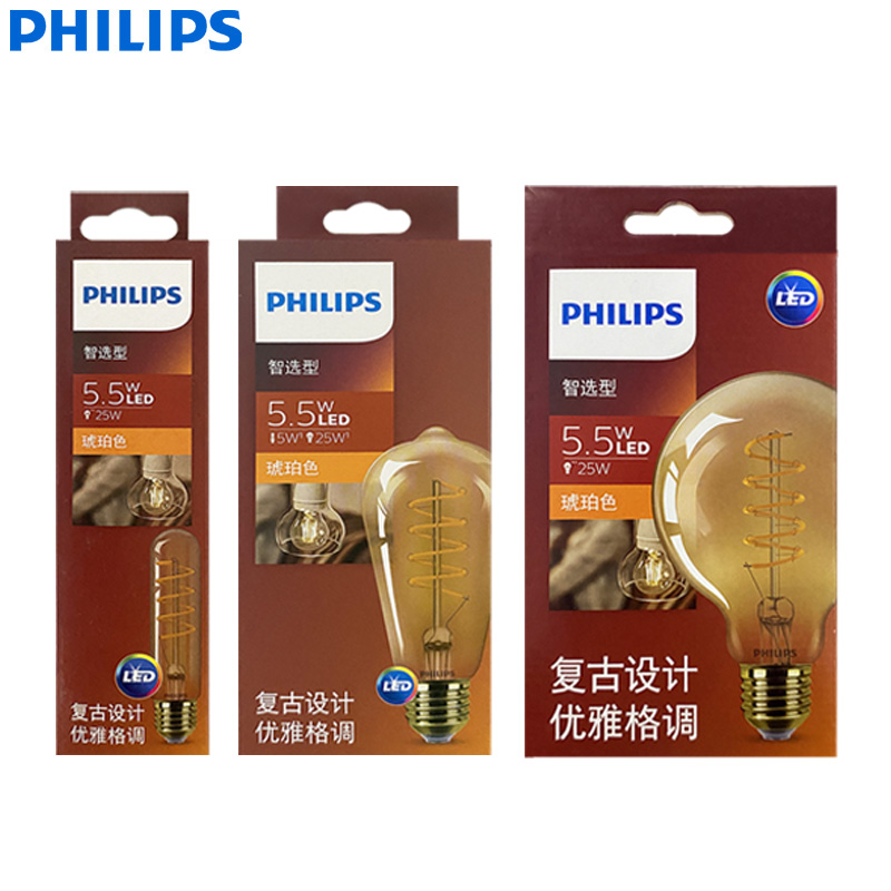 Philips Bulb Led Classic - Philips Soft Amber 2000K LED-Dekorationslampe ST64