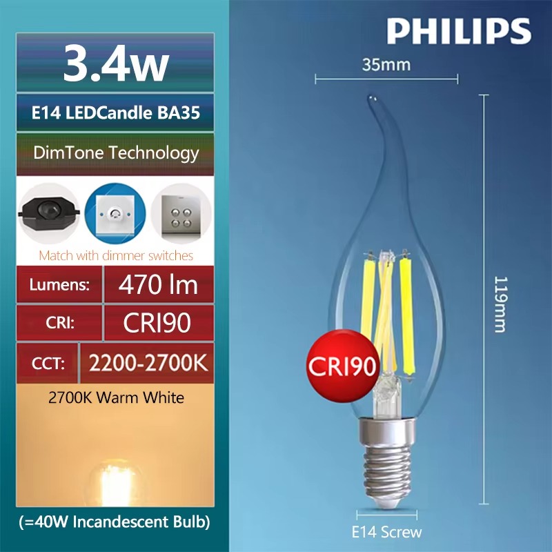 Philips LED ST64 E27 Dekorativ – Philips Bulb Led Classic Bewertung und Preis