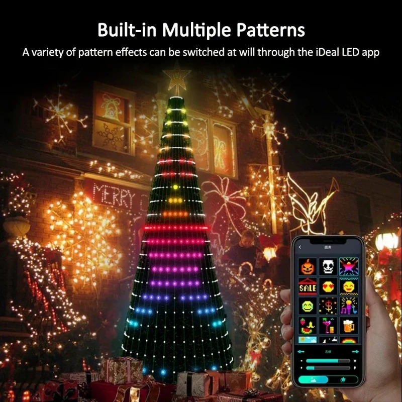 Weihnachtsstern-Baumbeleuchtun – Lighting Christmas Decor Bewertung und Preis
