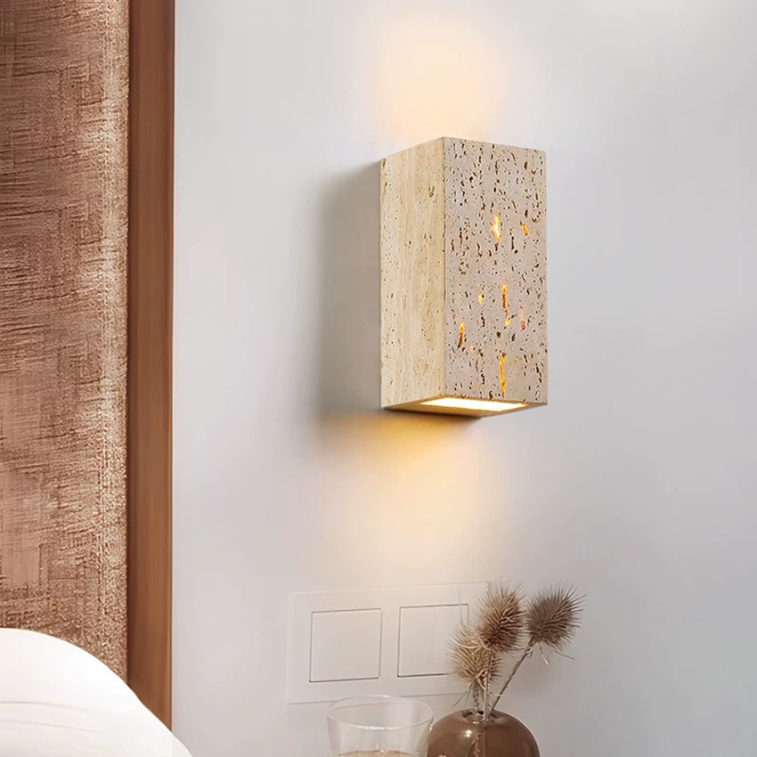 Gelbe Höhlenstein-Wandleuchte  – Decor Lighting Cy Bewertung und Preis