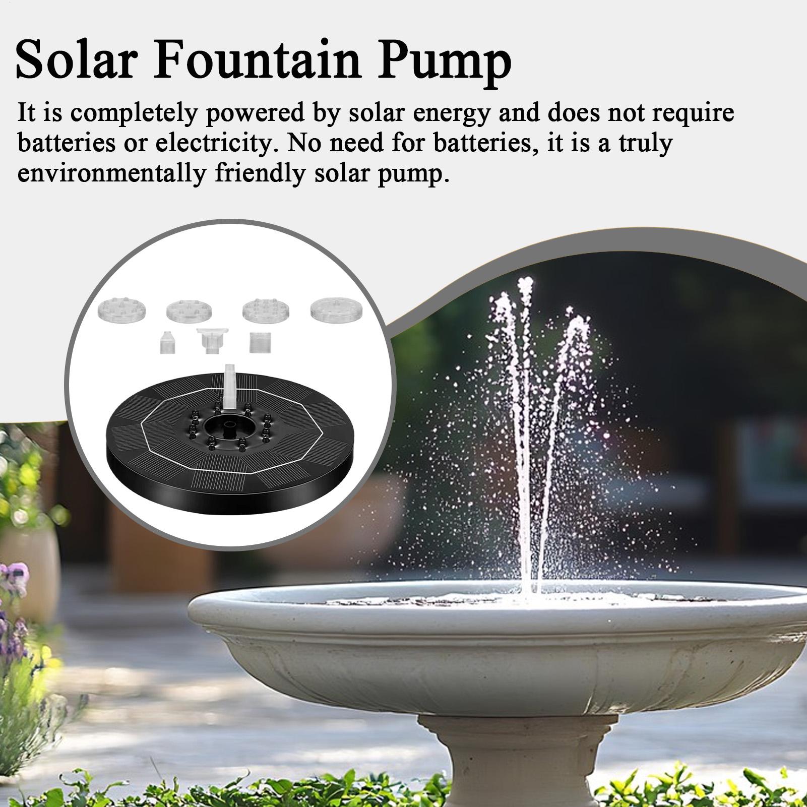 Solarbetriebene Springbrunnenp – Up Lighting Decor Bewertung und Preis