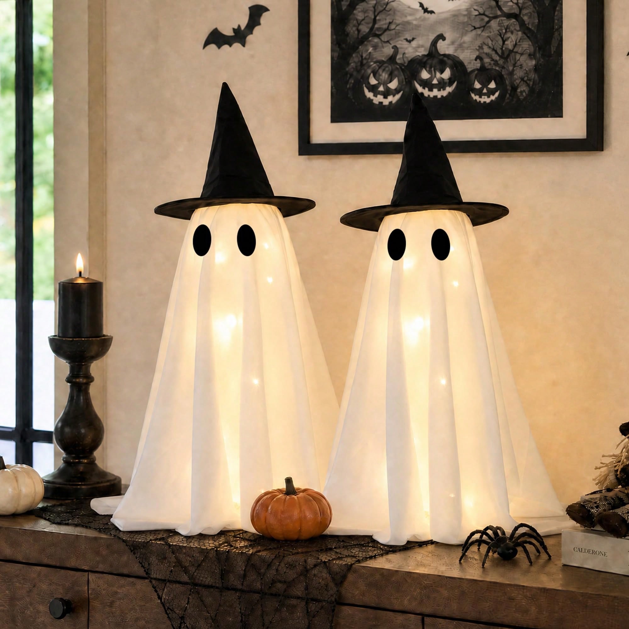 LED-Leuchtender Hexenhut-Geist – Up Lighting Decor Bewertung und Preis