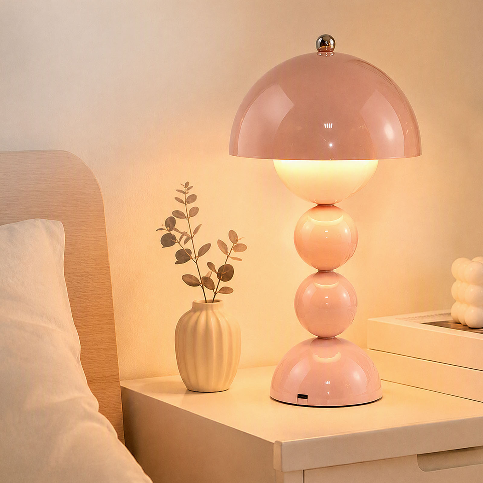 Vintage Pilz-Tischlampe USB LE – Lighting Decor Bedroom Bewertung und Preis