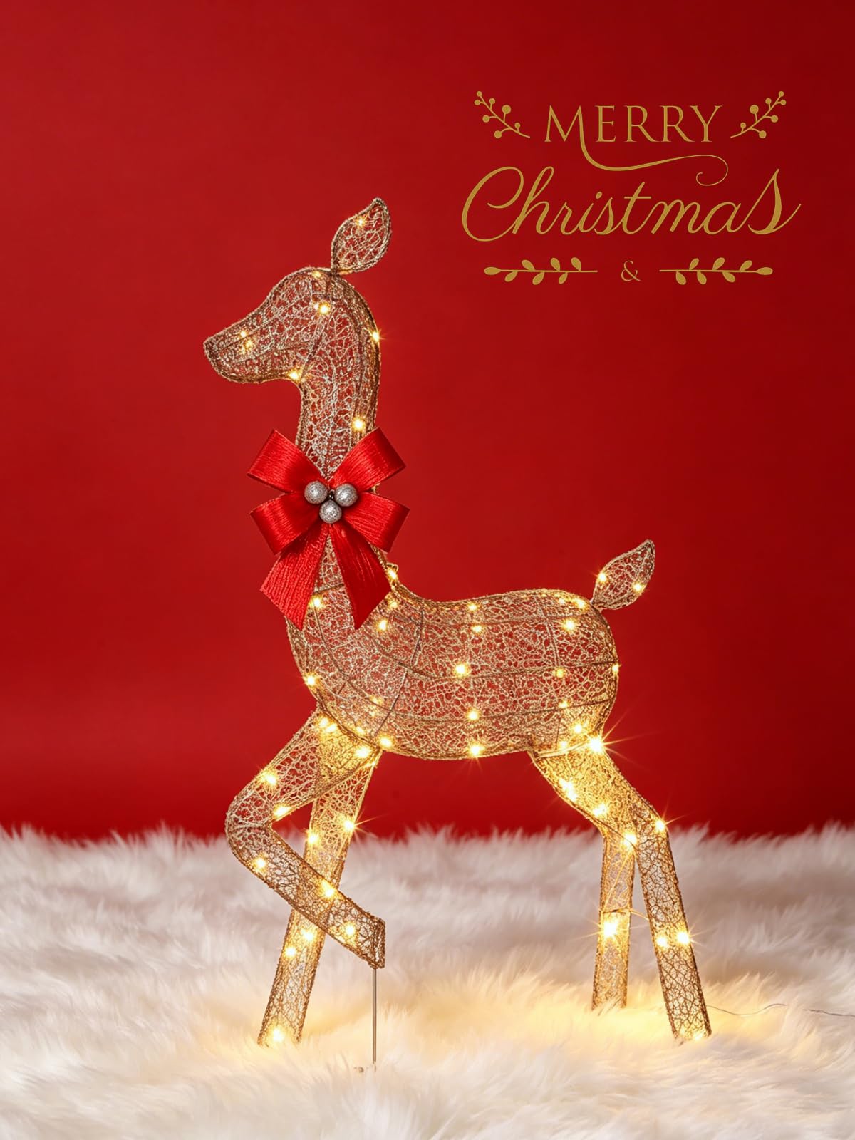 3-teiliges beleuchtetes Weihna – Up Lighting Decor Bewertung und Preis